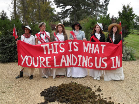 Climate Rush protest
