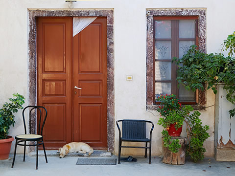 front door