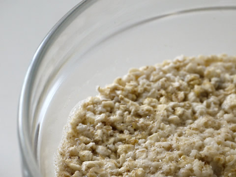 making porridge