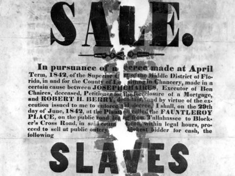 slavery poster